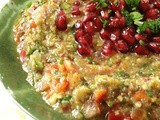 Lebanese Mtabal Eggplant Salad Recipe