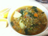 Lentil and Green Collard Soup Recipe