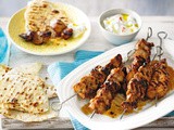 Middle Eastern chicken skewers recipe