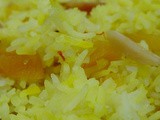 Saffron Almond Rice Recipe