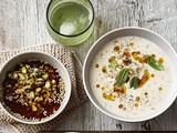 Turkish rice and lentil yoghurt soup with dukkah oil recipe