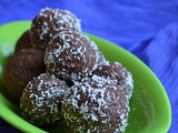 Coconut chocolate ladoo - condensed milk recipes