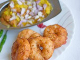 Medu vadai recipe - medu vada recipe - south indian recipes