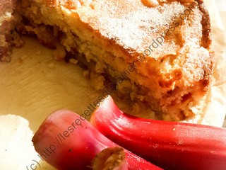 Gâteau à la rhubarbe / Rhubarb Cake