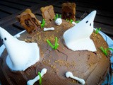Gâteau fantômes et chocolat / Ghost and Chocolate Cake