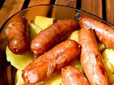 Pommes de terre aux diots de Savoie / Potatoes with Savoy Diot Sausages