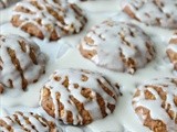Pumpkin Oatmeal Cookies with Maple Glaze