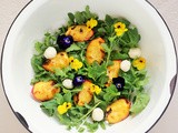 Grilled #nectarine salad