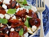 Roasted tomato + feta salad