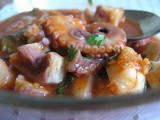 Cocktail de Pulpo y Camaron (Acapulco Style) - Cold Octopus and Shrimp Soup