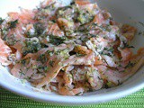 Gravlax with lemon and dill
