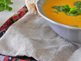 Carrot, Coriander and Cardamom Soup