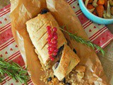Chestnut, Orange and Sage Wellington with olive oil shortcrust