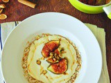 Fig, Maple and Cinnamon Compote with oats and yoghurt