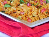 Pomegranate, Orange and Pistachio Pilaf