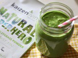 Superfood Week- Key Lime Pie Smoothie with Barleygrass