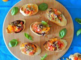 Sweet Tomato Bruschetta with Olive Tapenade