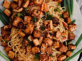 Honey Garlic Tofu & Noodles