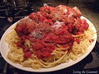 Simple Meatballs and Spaghetti
