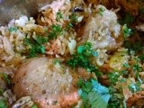 Easy does it! Ottolenghi Chicken with Caramelised Onion and Cardamom Rice