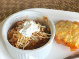 Easy Weeknight Stove Top Vegetarian Chili with Corn Bread #SWBeans #ad