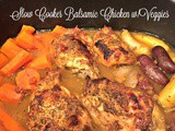 Slow Cooker Balsamic Chicken with Veggies