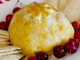 Springtime Wrapped Brie Cheese with Cherries #InspiredByPuff #Ad