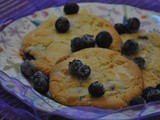 Blueberry, Lemon and White Chocolate Cookies