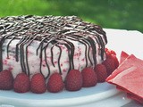 Chocolate cake with Raspberry Cream