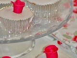 Fondant Rose Cupcakes
