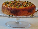 Spiced Vanilla Nectarine Upside Down Cake with Honey Roast Pistachios – Bake Off Challenge
