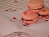 Strawberries and Cream Macarons