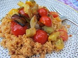 Roasted Vegetables and Couscous with Harissa