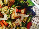 ‘Sunday roast’ salad with mint sauce vinaigrette