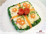 Halal Japanese Potato Salad Cake, a Tasty Eye Candy Recipe