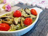 Tantalizing Baked Lemon Pesto Mushrooms Casserole Recipe