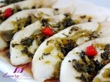 Yummy Steamed Toman Fish Fillet with Japanese Takana Recipe