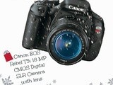 Amazing Giveaway: Canon eos Rebel T3i 18 mp cmos Digital slr Camera