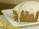 Brown Sugar Pound Cake with Tea Glaze