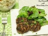 Chewin' Tuesday: Beef Rissoles with Baby Greens