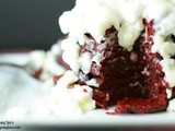 Red Velvet Cream Cheese Brownies with Marshmallow Cream Cheese Frosting