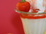 Roasted Strawberry Lemon Ice Cream