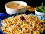 Corn Methi Pulav / Corn Rice Recipe
