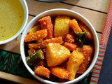 Gajar Aloo Kaa Achar / Potato and Carrot Pickle