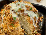 Whole Roasted Cauliflower with Cheese