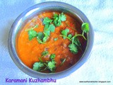 455 : Karamani Kuzhambhu/ Black Eye Beans Gravy