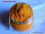 472: Puli Kuzhambhu Podi/Tamarind Curry Powder