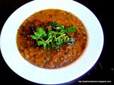 Spicy Whole Brown Lentils / Whole Masoor Masala Dhal