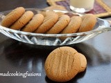 Peanut Butter Cookies – Eggless Recipe