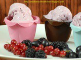 Blackberry Yogurt Ice cream
